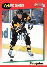 1991-92 Score Canadian English #200 Mario Lemieux