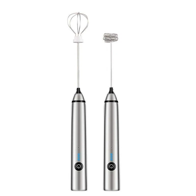 Foam Maker Milk Frother Blender USB Charger Whisk Drink Mixer For Egg Coffee