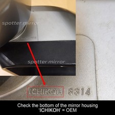 Set of 2 SPOTTER MIRRORS for TOYOTA FJ CRUISER fit Driver LH & Passenger RH 6