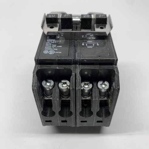 Eaton BQC220220 Quadplex Circuit Breaker 4-Pole, 120/240 Volt - Picture 3 of 4
