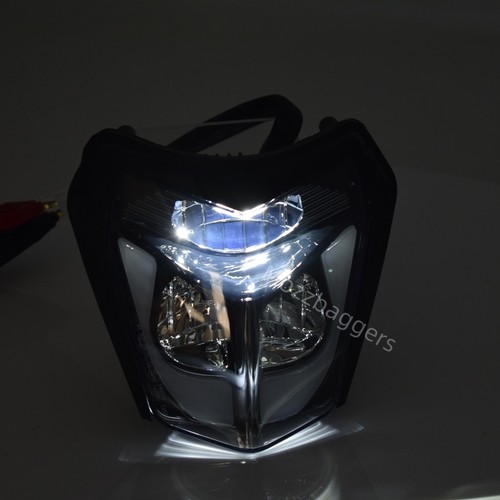 For KTM 2017-2023 EXC XCW 250 350 450 500 SMC-R 690 Dirt Bike LED Headlight DRL - Picture 11 of 18