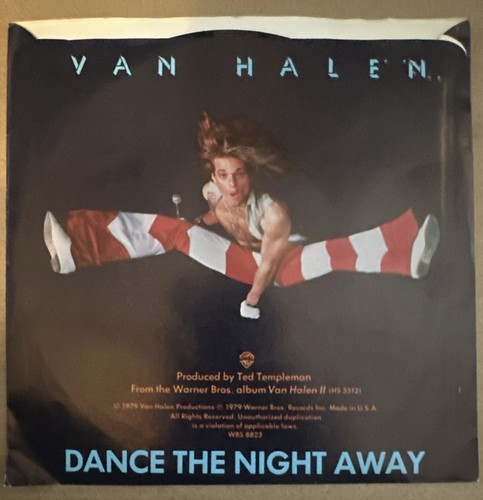 Van Halen / Dance The Night Away 45 Warner 8823 Excellent Cond Picture Sleeve - Bild 2 von 6