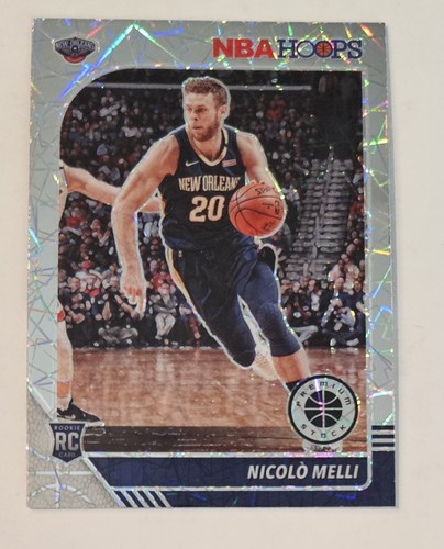 NICOLO MELLI RC 2019-20 Panini NBA Hoops Premium Stock - Silver Lazer Prizm #242 - Picture 1 of 3