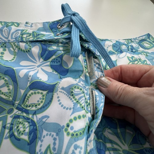 Title Nine Women's Skirt Skort Size 8 Blue Floral Print Tennis Golf Pickleball - Picture 11 of 11