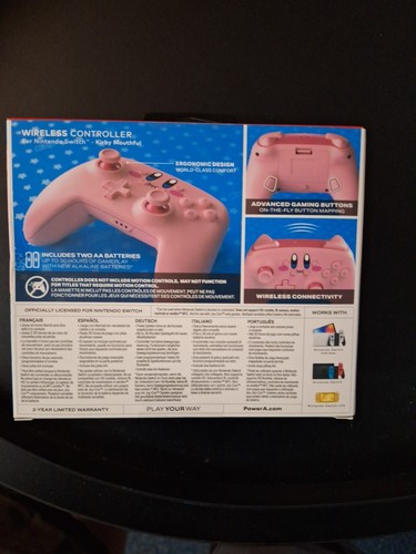 PowerA Wireless Controller For Nintendo Switch- Kirby - Picture 2 of 6