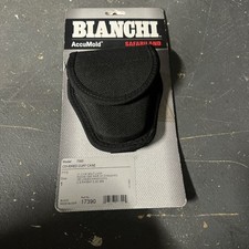 Blanchi 7300 AcuMold Covered Handcuff Case Hook & Loop Closure #17390 New