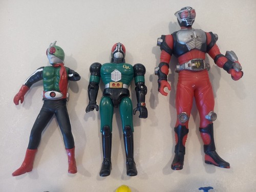 Bundle Lot 6 X MMPR Beetleborg Kamen Rider Saban Figures Power Rangers Bandai - Picture 3 of 13