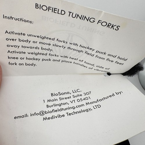 174 Hz ungewichtete Biofeld Stimmgabel Klang Entspannung beruhigend - Bild 5 von 6