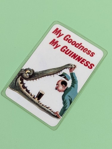1959 MY GOODNESS MY GUINNESS -  GUINNESS IS GOOD FOR YOU -  POCKET CALENDER CARD - Picture 1 of 9