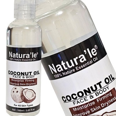 Coconut Oil for Dry Skin Moisturises Face Body Massage Skin Care Oil 100ml
