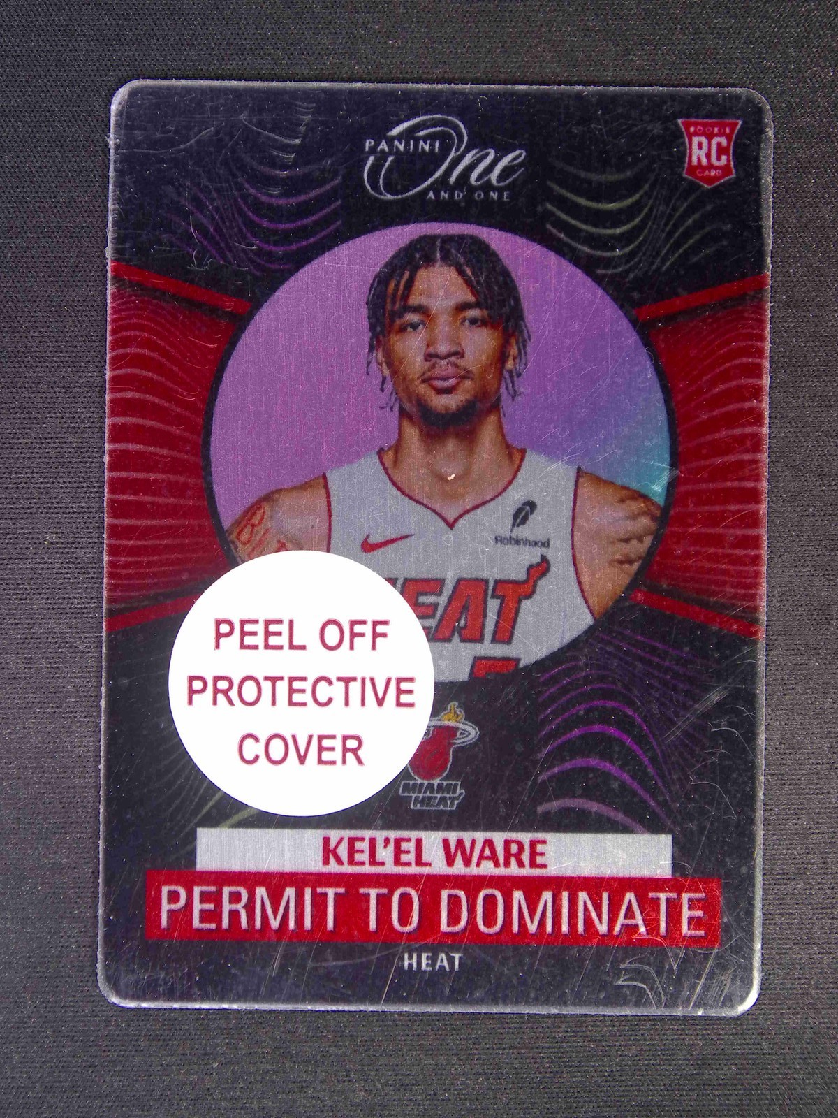 2024-25 Panini One And One Kel'el Ware #2 RC Rookie Permit To Dominate SSP