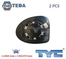 328-0131-1 AUßENSPIEGEL SPIEGELGLAS PAAR TYC 2PCS FÜR RENAULT TWINGO II