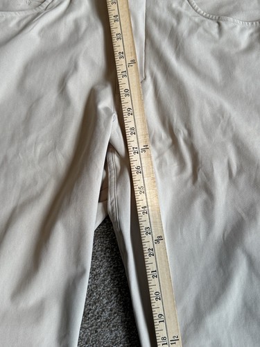 Lululemon Hose Herren 34" Taille 28" Bein? Tan ABC 5-Pocket CA 35801 RN 106259 E4 - Bild 8 von 8