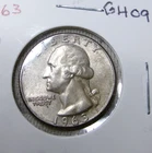 1963 P SILVER WASHINGTON QUARTER