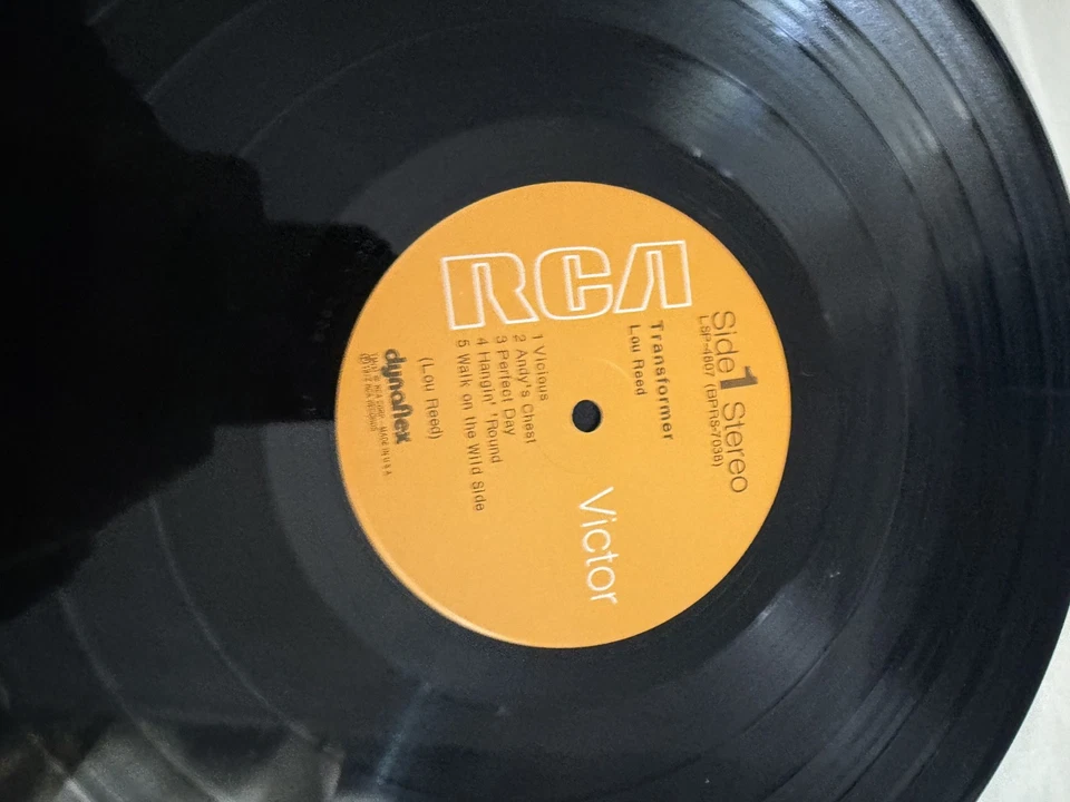 LOU REED TRANSFORMER 1972 ROCK LP VINYL ALBUM - Image 4 of 4