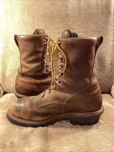 Red Wing 4420 Steel Toe Logger Arbeitsstiefel Herren 10,5 D RW wasserdicht gebraucht - Bild 10 von 13