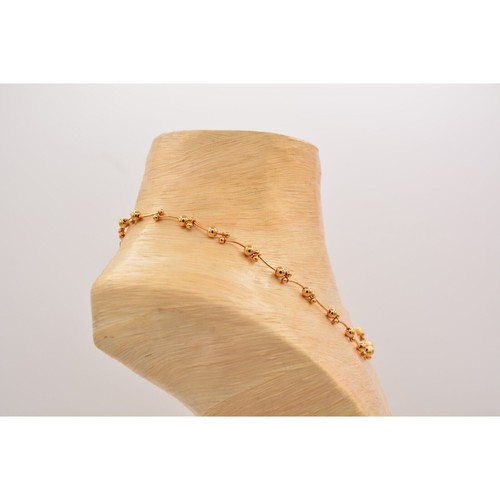 Premier Designs Vintage Chain Necklace Collar Ball Beaded Gold Signed 90s Bin3B - Picture 11 of 12