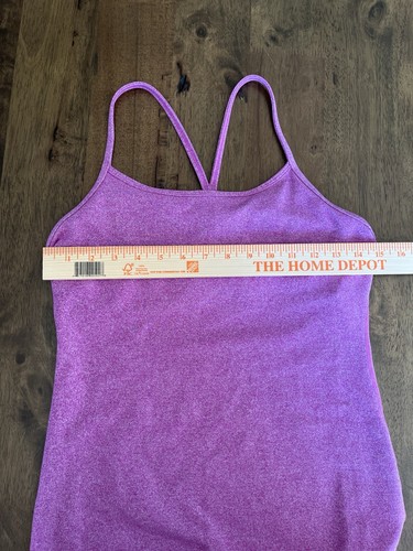 Lululemon Power Y Tank Top Women's Size 8 Purple Athletic Workout Yoga Gym Run - Picture 5 of 5