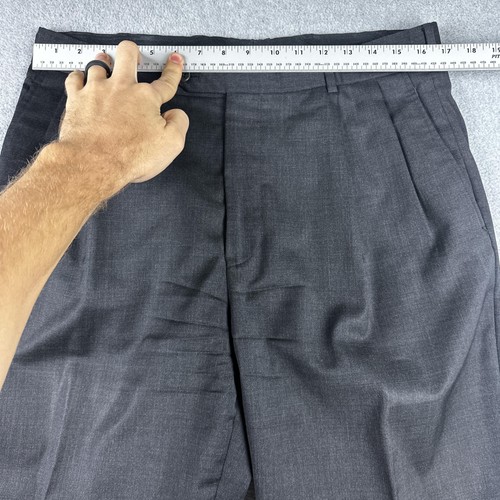 Brooks Brothers 1818 Madison Suit Mens 41R 35W Charcoal Wool USA Made 2 Button - Picture 16 of 22