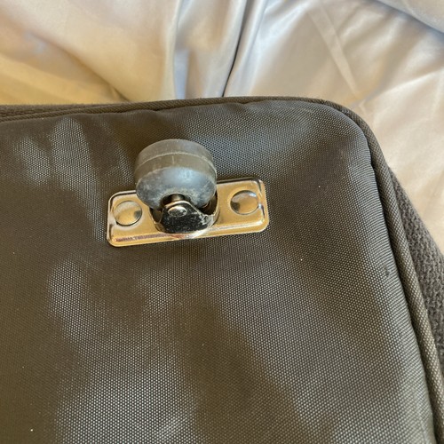 Lucas Black Expandable Duffel Bag Lightweight Travel Weekender Bag 20” Wide NICE - Picture 22 of 24