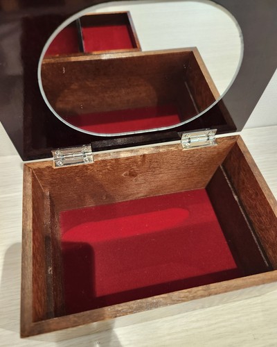 Joyero accesorio de marquetería Yosegi Zaiku japonés Hakone hecho a mano - Imagen 9 de 18