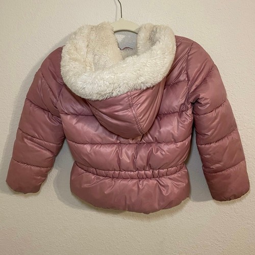 Michael Michael Kors Pink Puffy Coat Girls size 6x - Picture 3 of 5