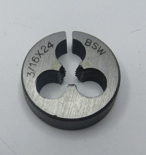 RDGTOOLS 3/16" X 24TPI BSW DIE STANDARD PITCH - Picture 1 of 3
