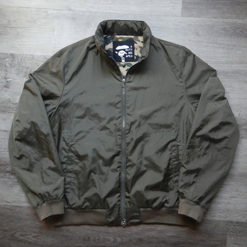 Early 2000s Bape Yellow 1st Camo Lined Windbreaker