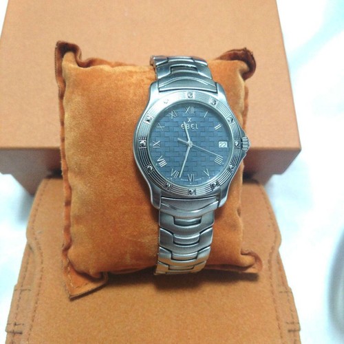 EBEL DRESS WAVE Clasic Date Men's Wristwatch Arm circumference 18 cm r# - Picture 2 of 4