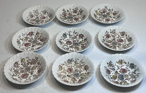 Staffordshire Bouquet Johnson Bros (Made In England ) Set Of 9 Fruit Bowls - Picture 4 of 11