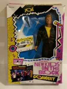 NKOTB New Kids Block doll 1990 Joey McIntyre Hasbro NOS in package w cassette