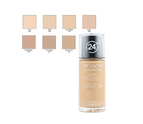 REVLON 24hrs Colorstay Normal / Dry Skin Foundation Make Up Selection - Picture 3 of 6