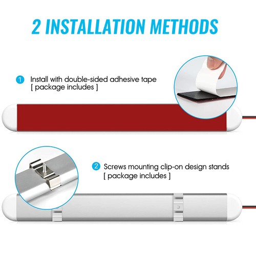 12V LED Interior Light Bar 120LEDs 8W DC 12Volt Strip Lights with ON/Off Switch - Picture 2 of 10