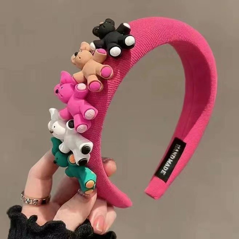 Twist Hair Hoop Headwear Rabbit Headband Makeup Headband For Women Girl