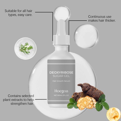 Suero para el cuidado del cabello fortalece las raíces del cabello hidrata suavemente el cabello contra la pérdida del cabello - Imagen 6 de 12