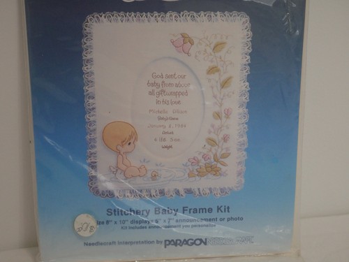 Paragon Needlecraft Precious Moments Stitchery Baby Frame Kit (4C1) - Picture 2 of 4