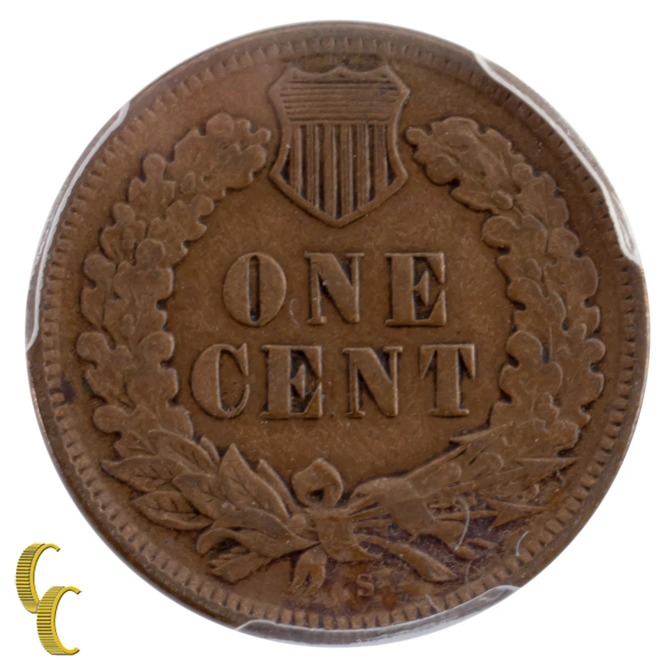 1909-S Indian Cent 1C Graded by PCGS as XF-40! Great Key Date Indian Cent! - Image 4 of 4