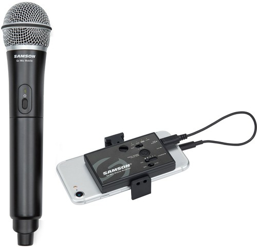 Samson Go Mikrofon Mobil Wireless ASMR Aufnahme Streaming Kit mit Mikrofon + Ständer - Bild 2 von 12
