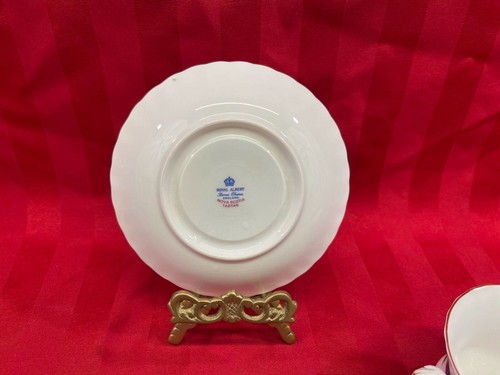 Juego de platillos para taza de té Royal Albert Nueva Escocia tartán porcelana de hueso fino - Imagen 6 de 6