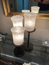 Tabletop light, Touch lamp, Heavy. Price listed/ OBO