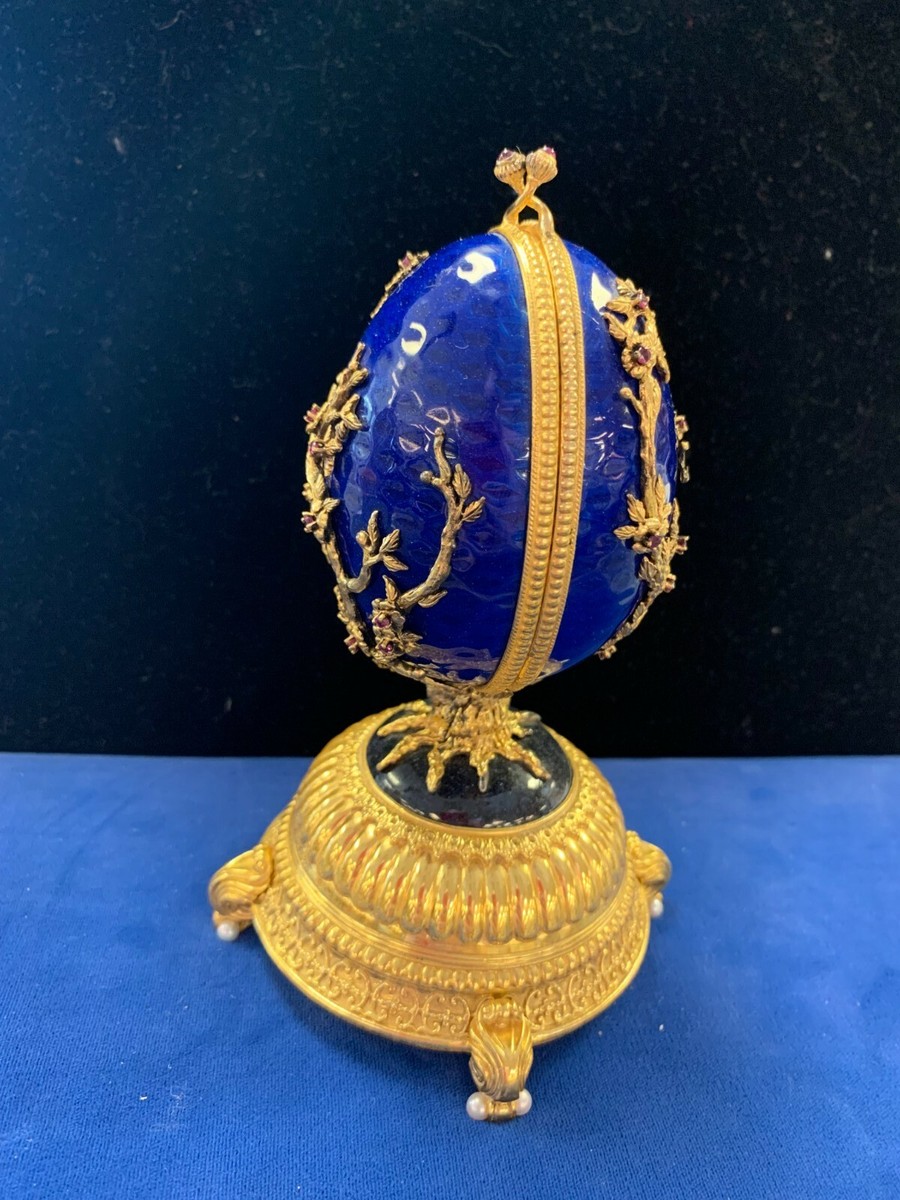 House of Igor Carl Faberge The Faberge Musical Firebird Egg .925 Sterling House of Igor Carl Faberge The Faberge Musical Firebird Egg .925 Sterling