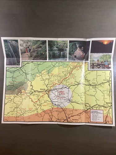 Vintage Urlaub Karte von Western North Carolina Broschüre in NC B46 - Bild 3 von 17