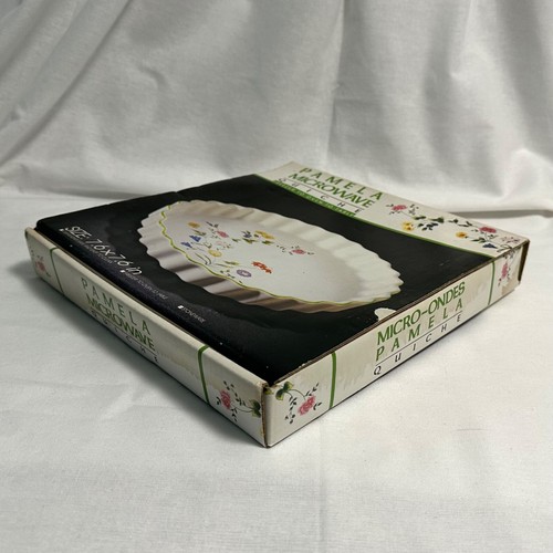 Vintage Quiche Steinzeug 7,6x7,6 Backen Servierform Aktion Japan Pamela 1986 - Bild 15 von 19