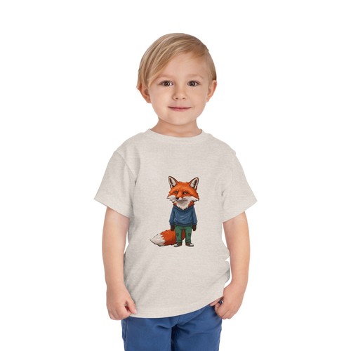 Whimsical Fox Toddler Tee, Cute Animal Shirt, Kids Gift, Playtime Apparel, - Picture 16 of 33