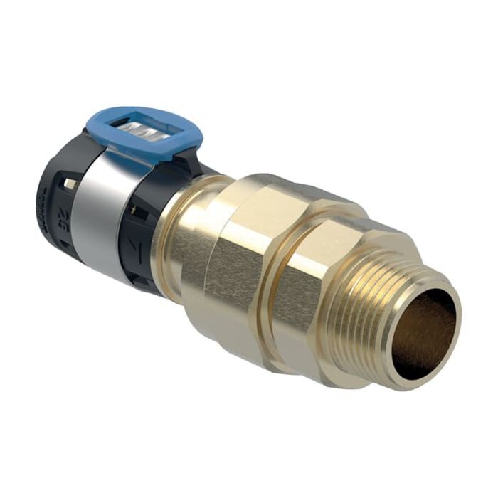 Geberit FlowFit Übergangsverschraubung 620581001 DN 15, Ø 20 мм, R 1/2, G 3/4,