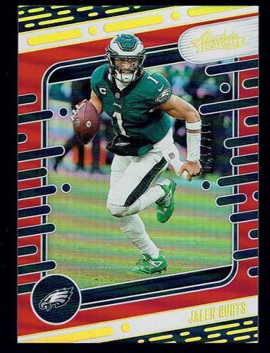 2024 Panini Absolute Jalen Hurts Red Parallel Football Card 114/125