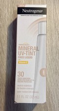 Neutrogena Purescreen Mineral UV Tint Face Liquid Sunscreen LIGHT Exp.9/2024 NIB