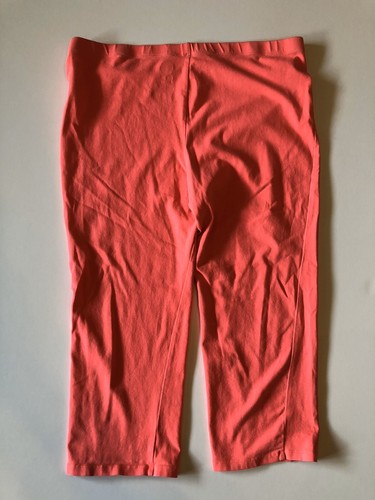 Girls Total Girl Capris, Neon Coral Size 18 1/2 - Picture 4 of 5