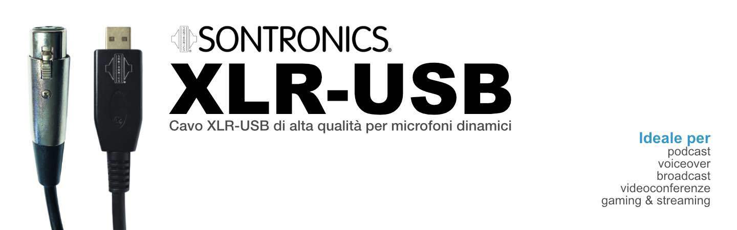 SONTRONICS XLR-USB ACCESSORI PER AUDIO - LUCI