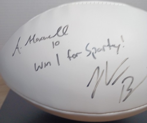 Le'veon Bell Autographed Football Signature Series Michigan State Spartans - Picture 11 of 15